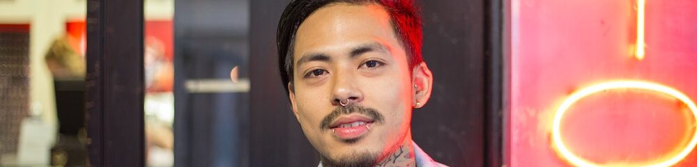 Man with Septum Piercing